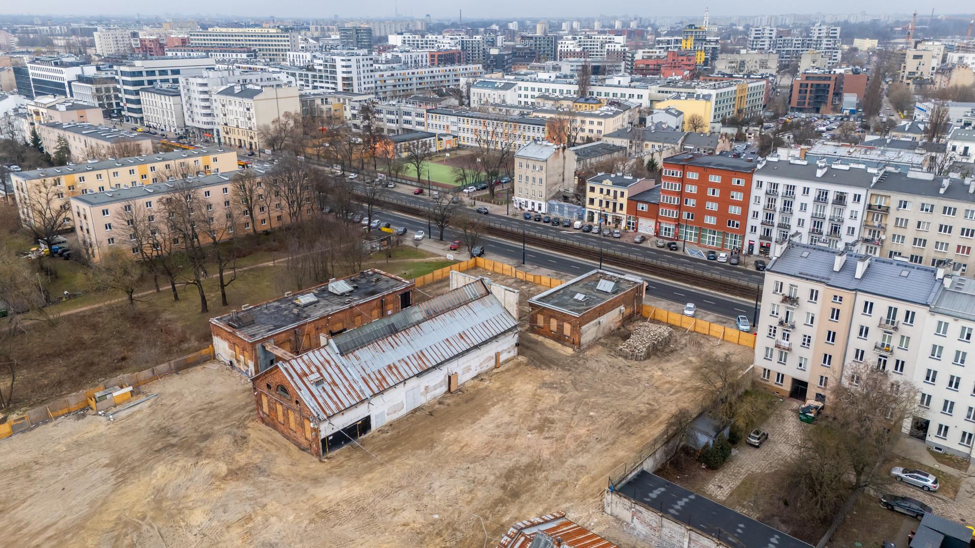 Pozostałości fabryki Perun na Kamionku w Warszawie