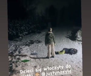 Justyna Żyła i szaleństwo z dziećmi