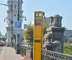 Fotoradar stanął na moście Poniatowskiego