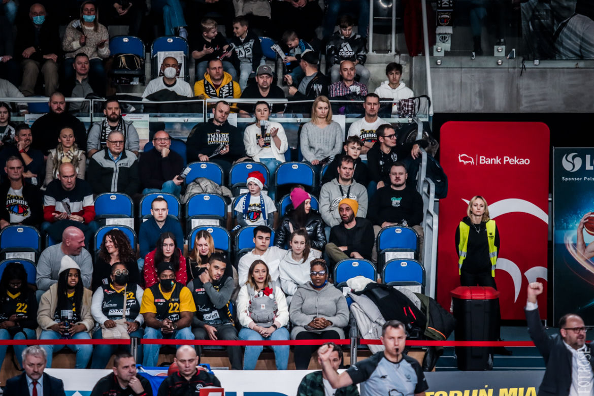 Twarde Pierniki Toruń - Trefl Sopot 73:92, zdjęcia z Areny Toruń