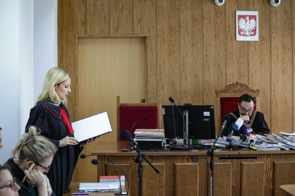 Łukasz Żak w sądzie (17.06.2025)
