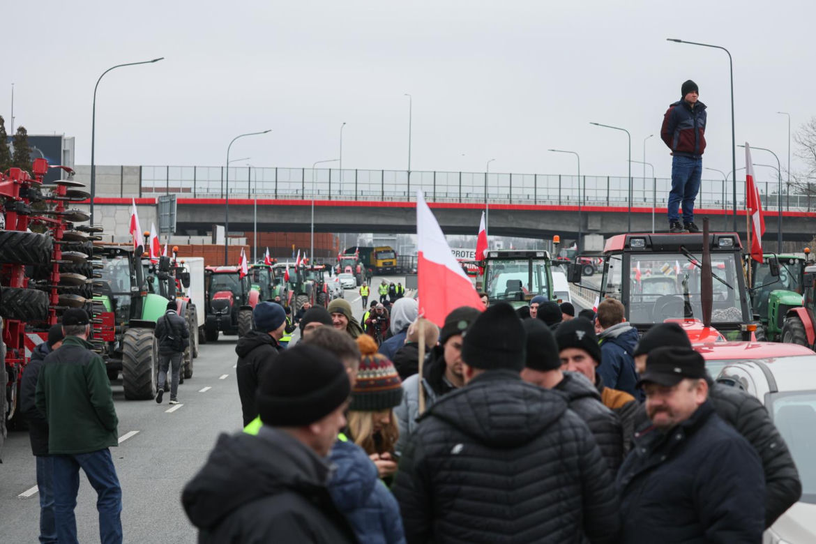 Protesty rolników na Mazowszu