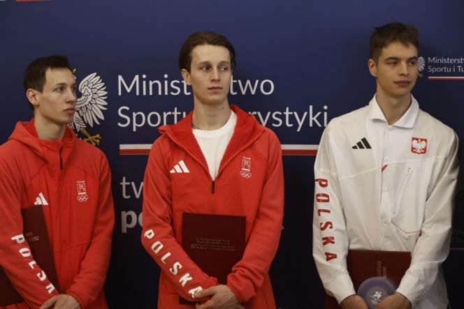 Kacper Tomasiak, Władimir Semirunnij i inni na spotkaniu u Ministra Sportu