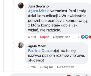 Konflikt na Uniwersytecie Wrocławskim. Studenci i wykładowcy rozmawiają sobie za pomocą wpisów na Facebooku