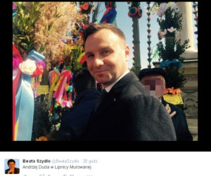 Andrzej Duda palmy