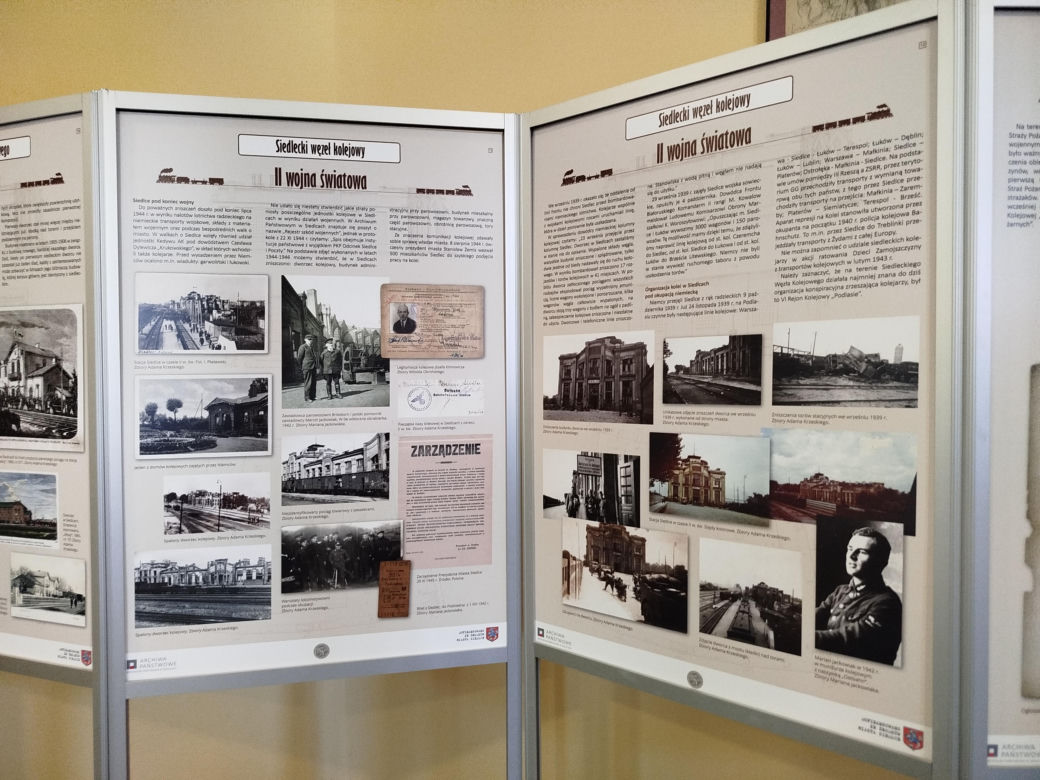 „Siedlecki Węzeł Kolejowy” – wystawa Archiwum Państwowego w Siedlcach