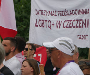 Protest przeciw przemocy w Białymstoku