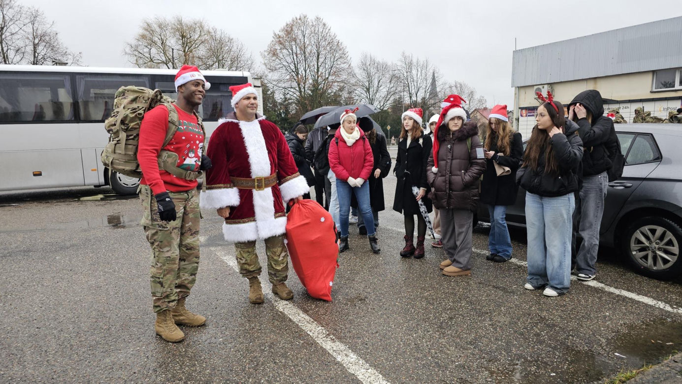 Marsz żołnierzy US ARMY w Drawsku Pomorskim 