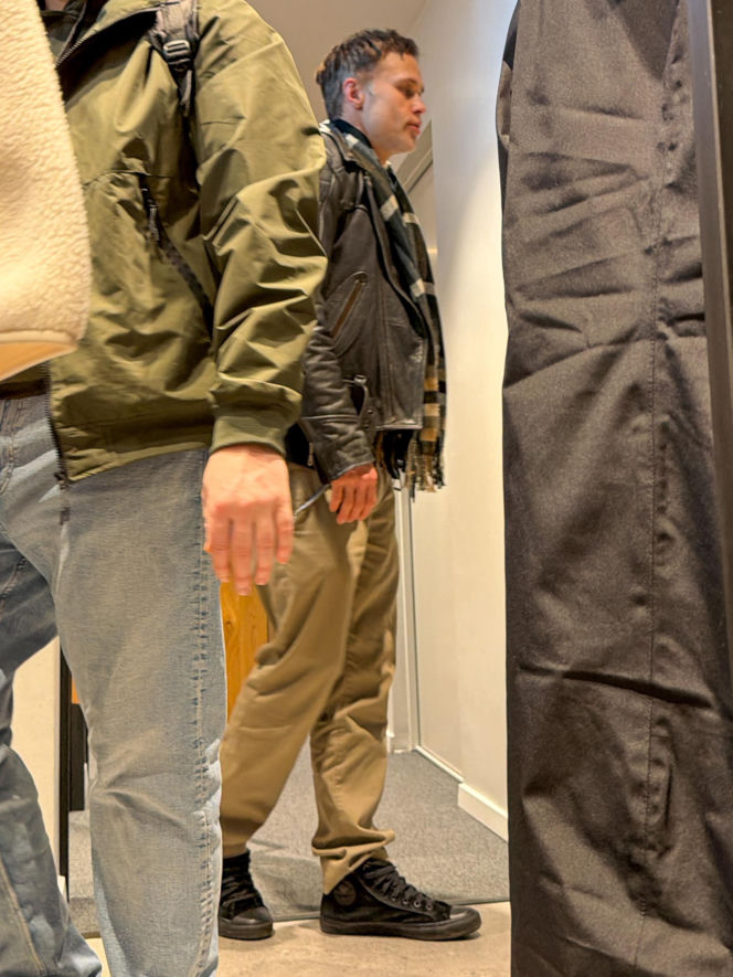 Maciej Zakościelny na zakupach