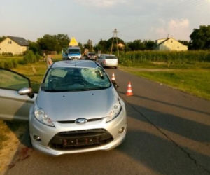 Bonów. Śmiertelny wypadek. Rowerzysta zderzył się z samochodem