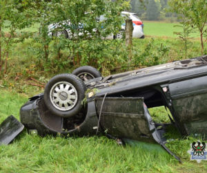 Wypadek w Głuszycy Górnej na Dolnym Śląsku