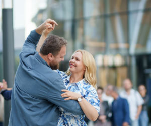 Przyjaciółki 18 odc. 218.  Anka (Magdalena Stużyńska), Paweł (Bartek Kasprzykowski)	
