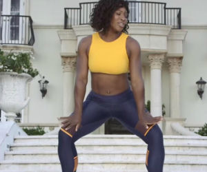 screen z filmu Serena Williams Teaches Us How To Twerk