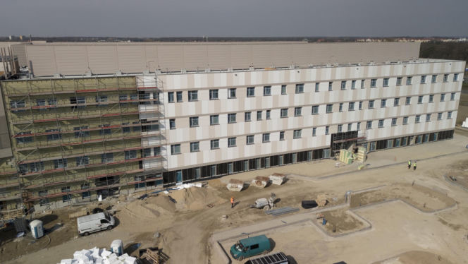 Budowa Dolnośląskiego Centrum Onkologii, Pulmonologii i Hematologii we Wrocławiu - kwiecień 2026