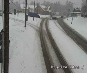 Potężne śnieżyce w Małopolsce
