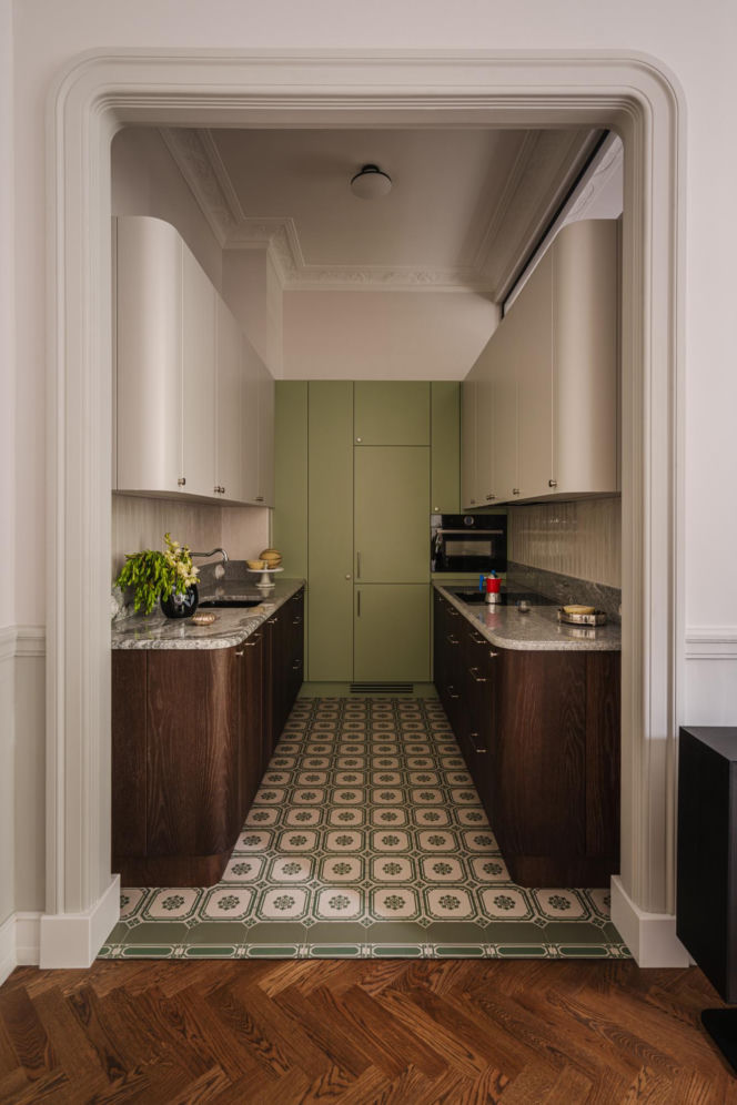 Secesyjny apartament w Poznaniu - projekt Maria Jachalska