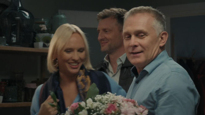 M jak miłość odc. 1921. Artur Rogowski (Robert Moskwa), Dorota (Iwona Rejzner), Bartek (Arkadiusz Smoleński)