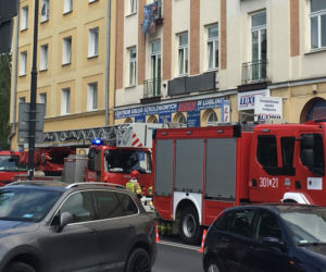 Lublin: Pożar w szkole w centrum miasta. Ewakuacja uczniów