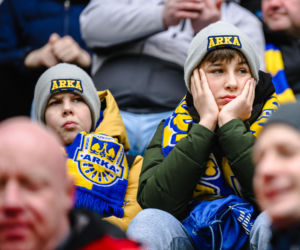 Arka Gdynia - GKS Katowice: Zdjęcia kibiców z meczu 22. kolejki PKO BP Ekstraklasy