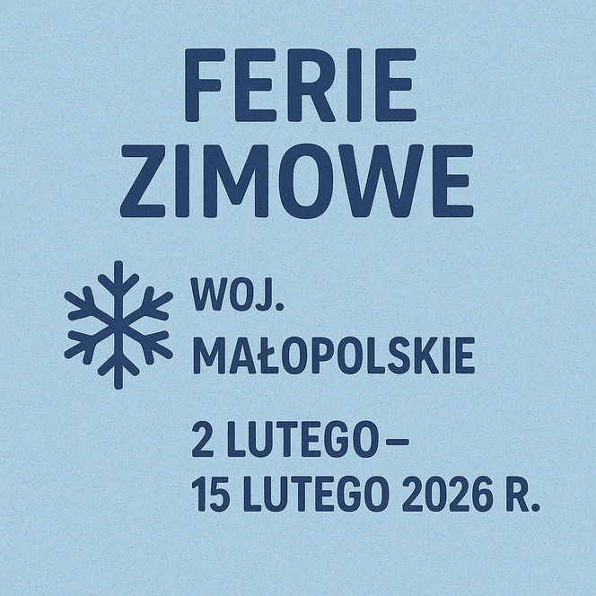 Ferie zimowe 2025/2026