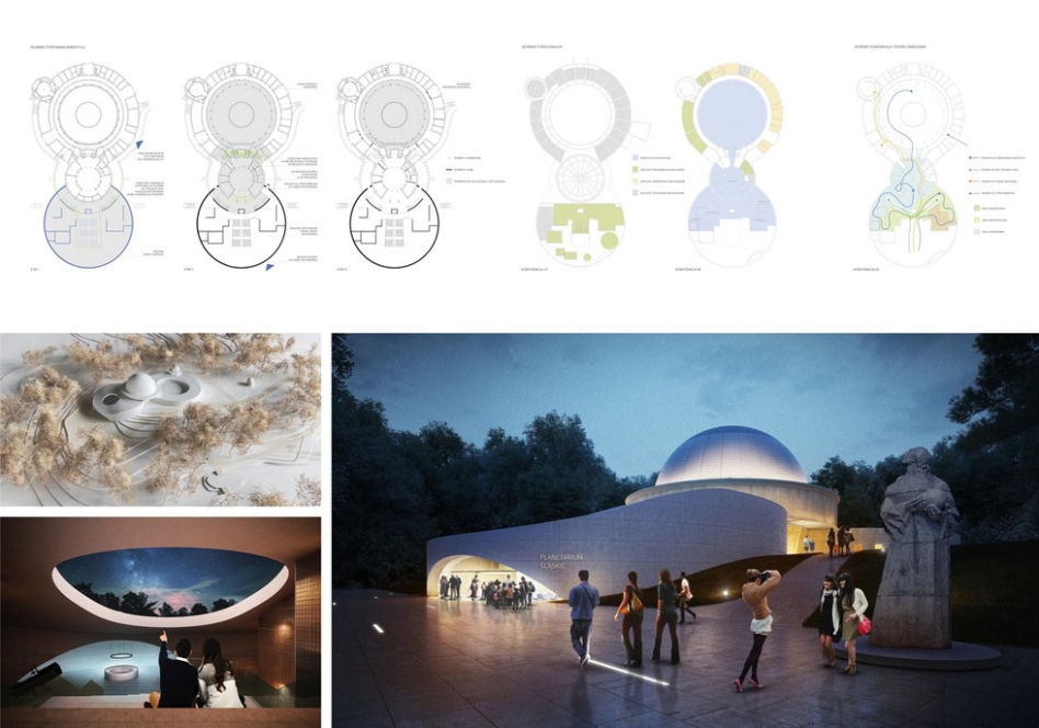 Wyniki konkursu na projekt modernizacji i rozbudowy Planetarium w Chorzowie