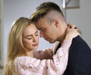 Barwy szczęścia odc.2447. Oliwka (Wiktoria Gąsiewska), Patryk (Konrad Skolimowski)