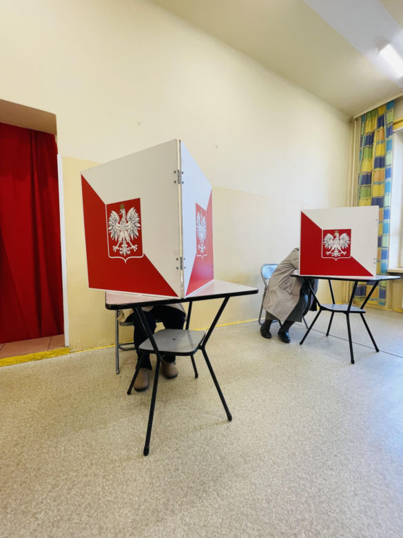 Tak głosują łodzianie! Trwają wybory samorządowe 2024