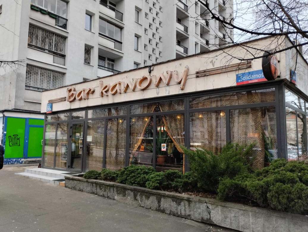Bar Kawowy przy alei "Solidarności" 