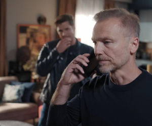 M jak miłość odc. 1897. Marcin (Mikołaj Roznerski), Andrzej Budzyński (Krystian Wieczorek)