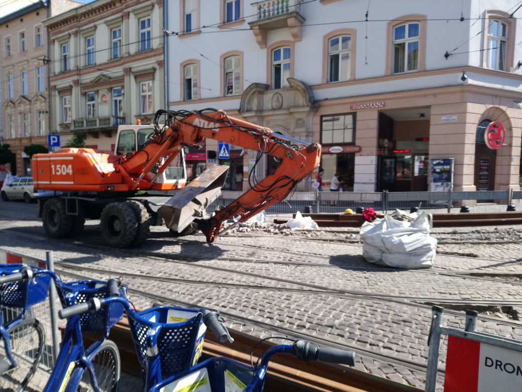 Ruszył remont ulicy Karmelickiej. Duże utrudnienia w centrum Krakowa