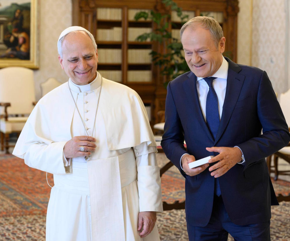 Donald Tusk u papieża Leona XIV