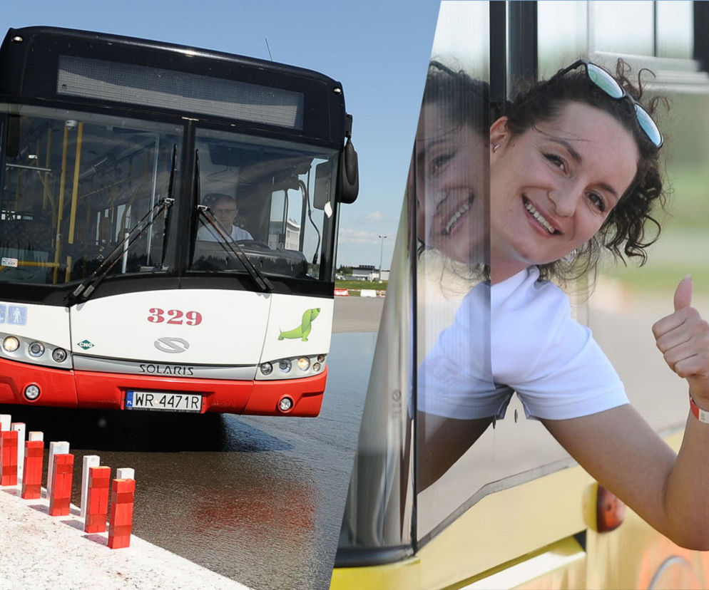 Pachołki latały jak kręgle. Tak wyglądały mistrzostwa kierowców autobusów 