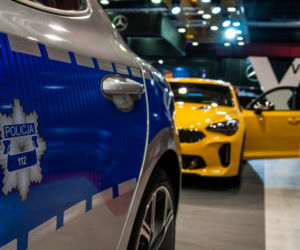 Kia Stinger GT, oznakowany radiowóz