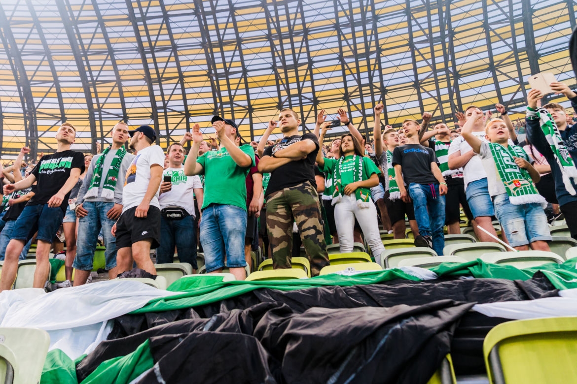Kibice na meczu Lechia - Brøndby [ZDJĘCIA]