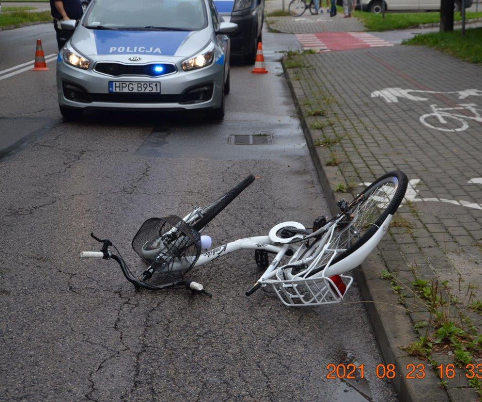 Potrącenie rowerzystki w Tarnowie