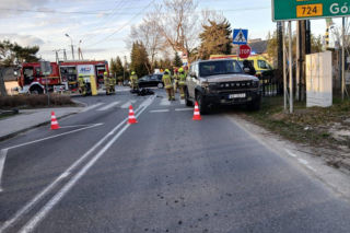 Baron miał spowodować wypadek pod Warszawą