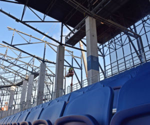 Budowa stadionu w Szczecinie - grudzień 2021