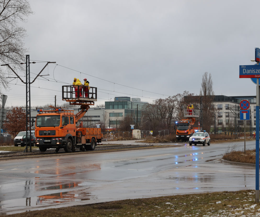 Poważna awaria na Żeraniu. Tramwaje kursują na skróconej trasie