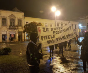 Protest mieszkańców Nowego Sącza