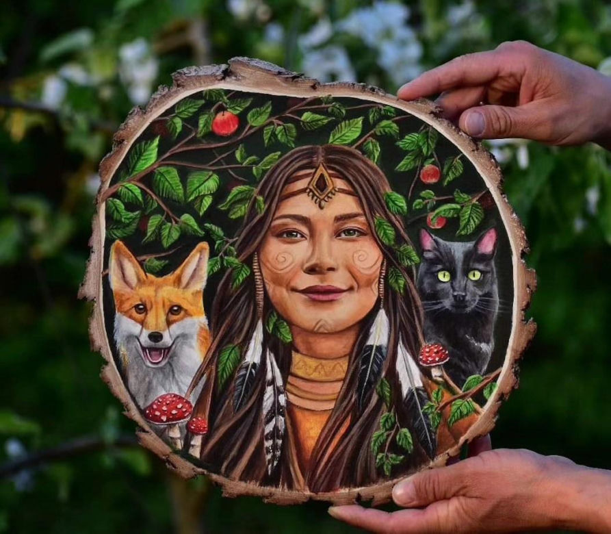 Twórczość na drewnie - Aleksandra Liberadzka