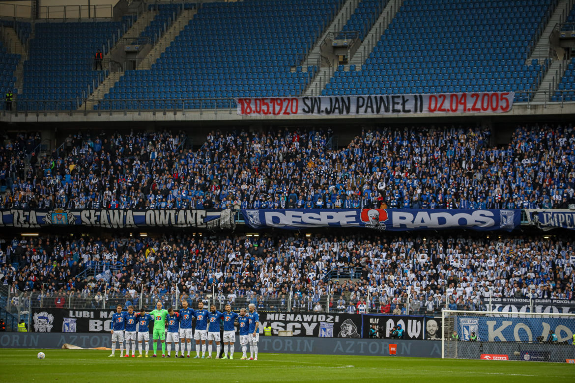 Tak bawili się kibice na meczu Lech Poznań - Pogoń Szczecin