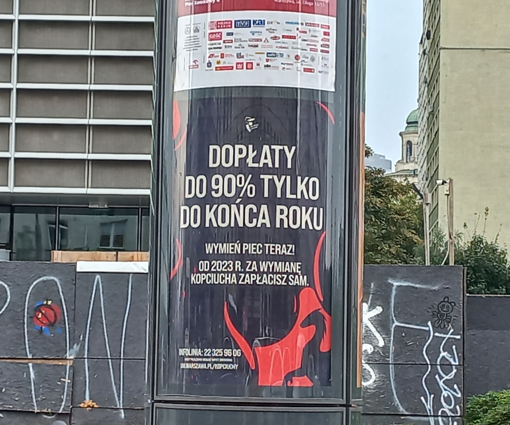 Plakat promujący program dotacji