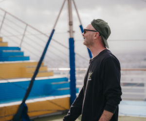 Zagraliśmy w kosza na dachu statku!