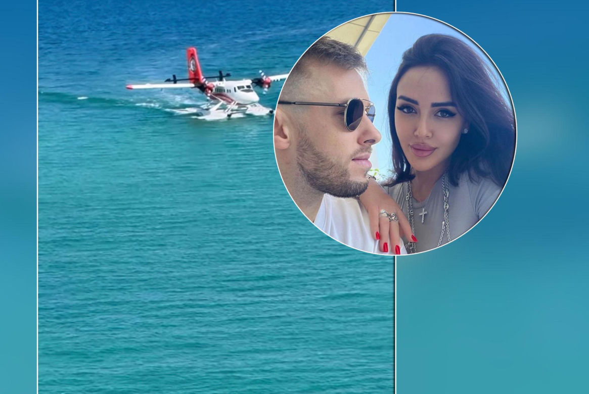 Maciej Rybus i Lana Rybus na wakacjach