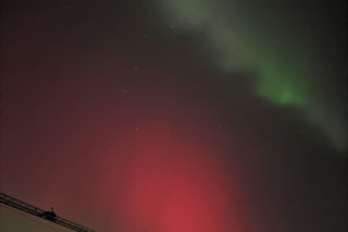 Zorza polarna nad Podkarpaciem