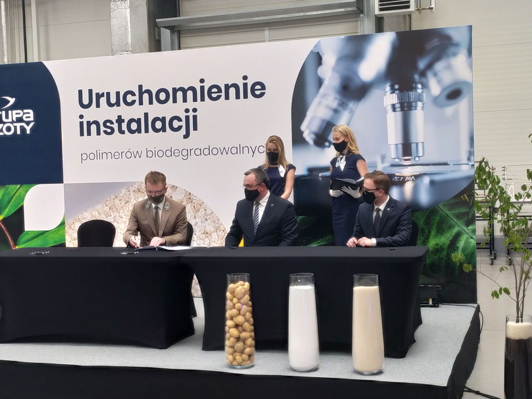 Polimer ze skrobi ziemniaczanej - nowa linia produkcyjna Grupy Azoty S.A. 