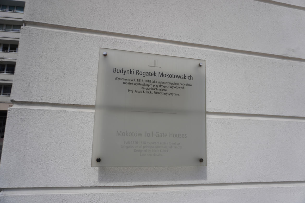 Budynki Rogatek Mokotowskich na pograniczu Mokotowa i Śródmieścia w Warszawie