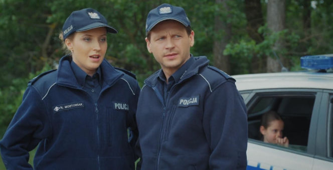 M jak miłość odc. 1894. Natalka (Dominika Suchecka), Adam Karski (Patryk Szwichtenberg)