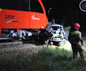 Wypadek na przejeździe Olszynka Grochowska