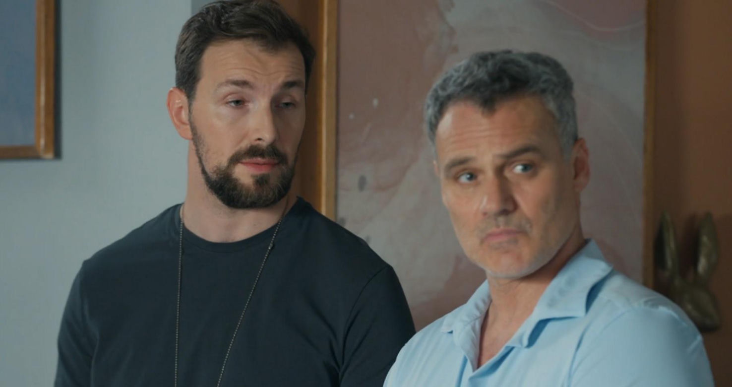 Barwy szczęścia odc. 3271.Marcin Kodur (Oskar Stoczyński), Karol (Jan Wieczorkowski)